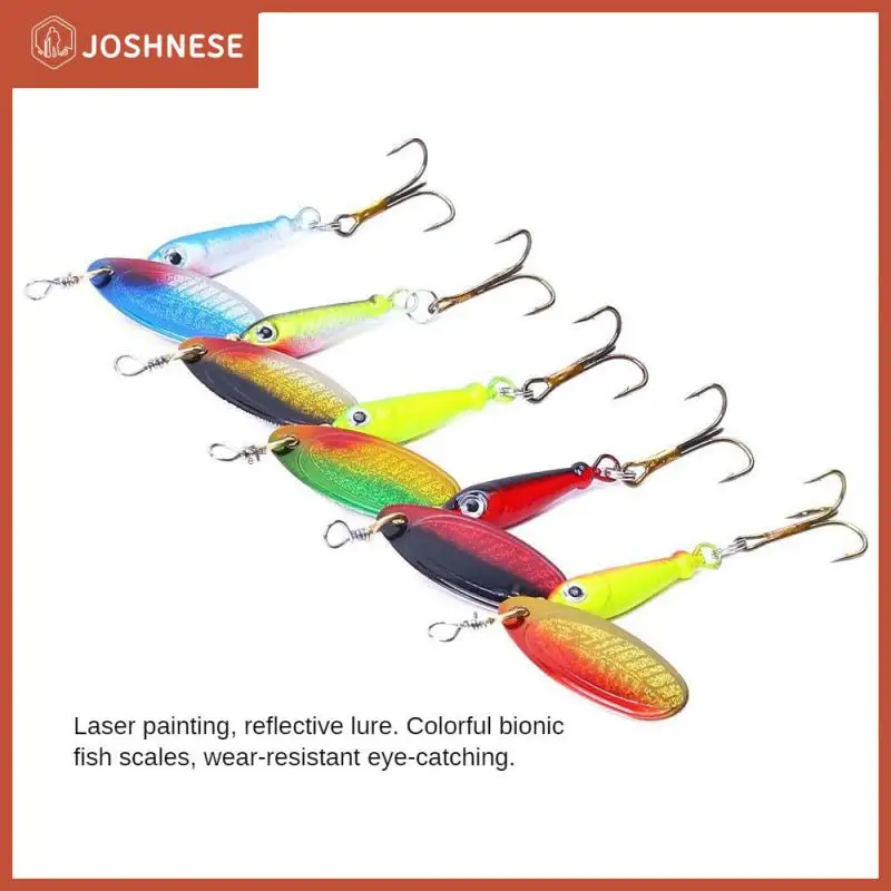 

Вращающийся воблер, приманка с лазерным покрытием, рыболовная приманка, металлический светоотражающий Спиннер, рыболовное снаряжение с блестками, привлекательная жесткая приманка