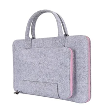 High Quality Laptop Bag, Felt Laptop Sleeve Notebook Computer Case Carrying Bag Pouch With Handle For  Asus / Lenovo