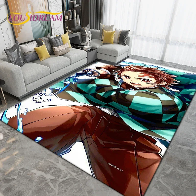 Большой коврик для рассеивания демонов нескользящий гостиной детской комнаты