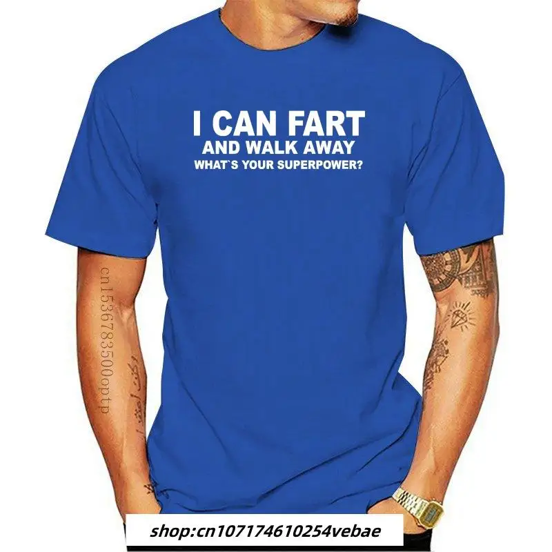 

Новинка, футболка с надписью «I Can Fart And Walk Away», забавная, шутка, подарок папе на Рождество, отцу, футболка