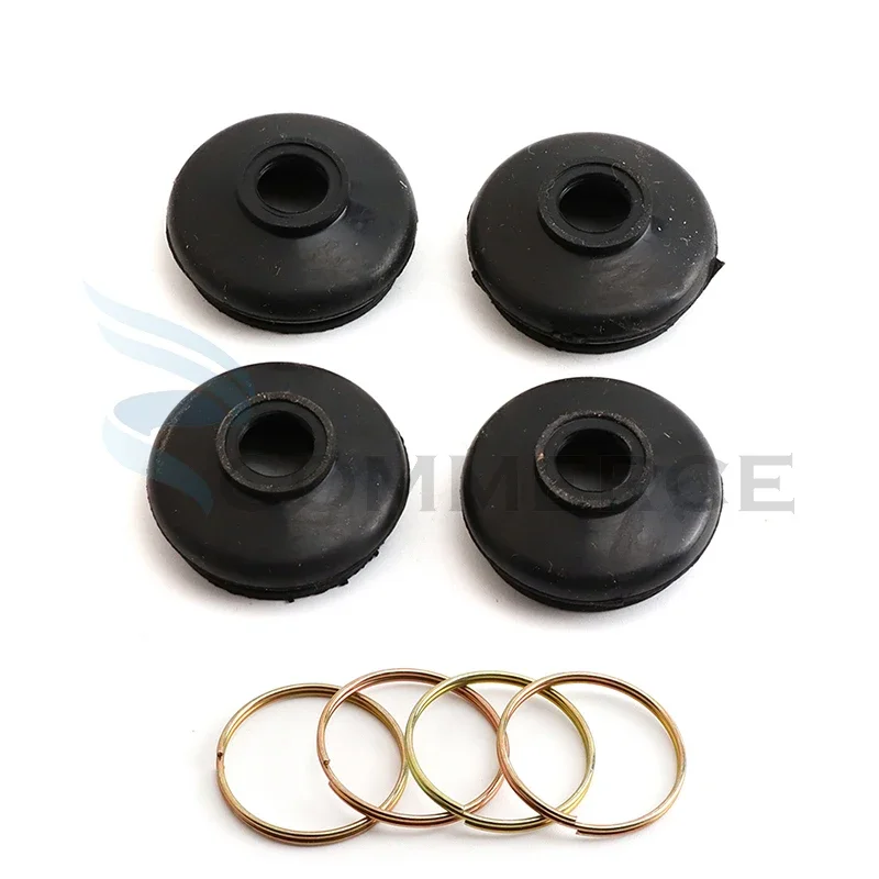 

4 шт. подвеска рулевой тяги, наконечники шарового шарнира, универсальный пылезащитный резиновый чехол для китайского ATV Go Kart, детали для квадроцикла