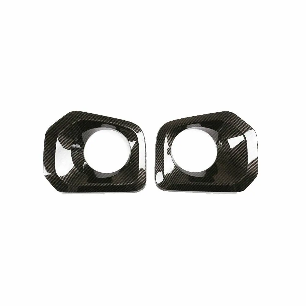 Углеродное волокно ABS передняя противотуманная фара панель Крышка для Toyot @ Tacom