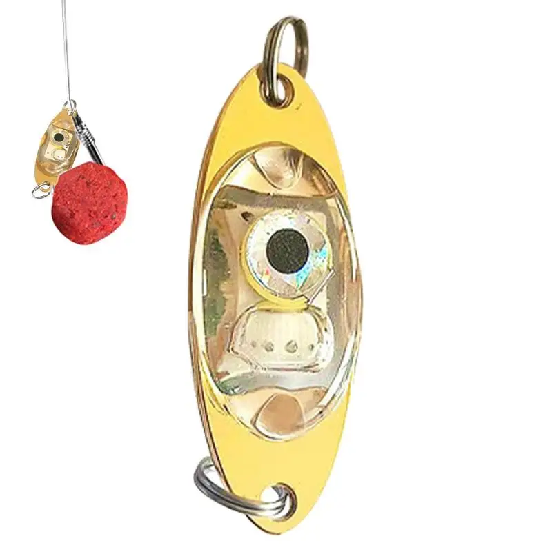 

High-Quality LED Deep Drop Large Iron Plate Underwater Eye Fish Attractor Lure Light Flashing Lamp Fish Trap For Fishing