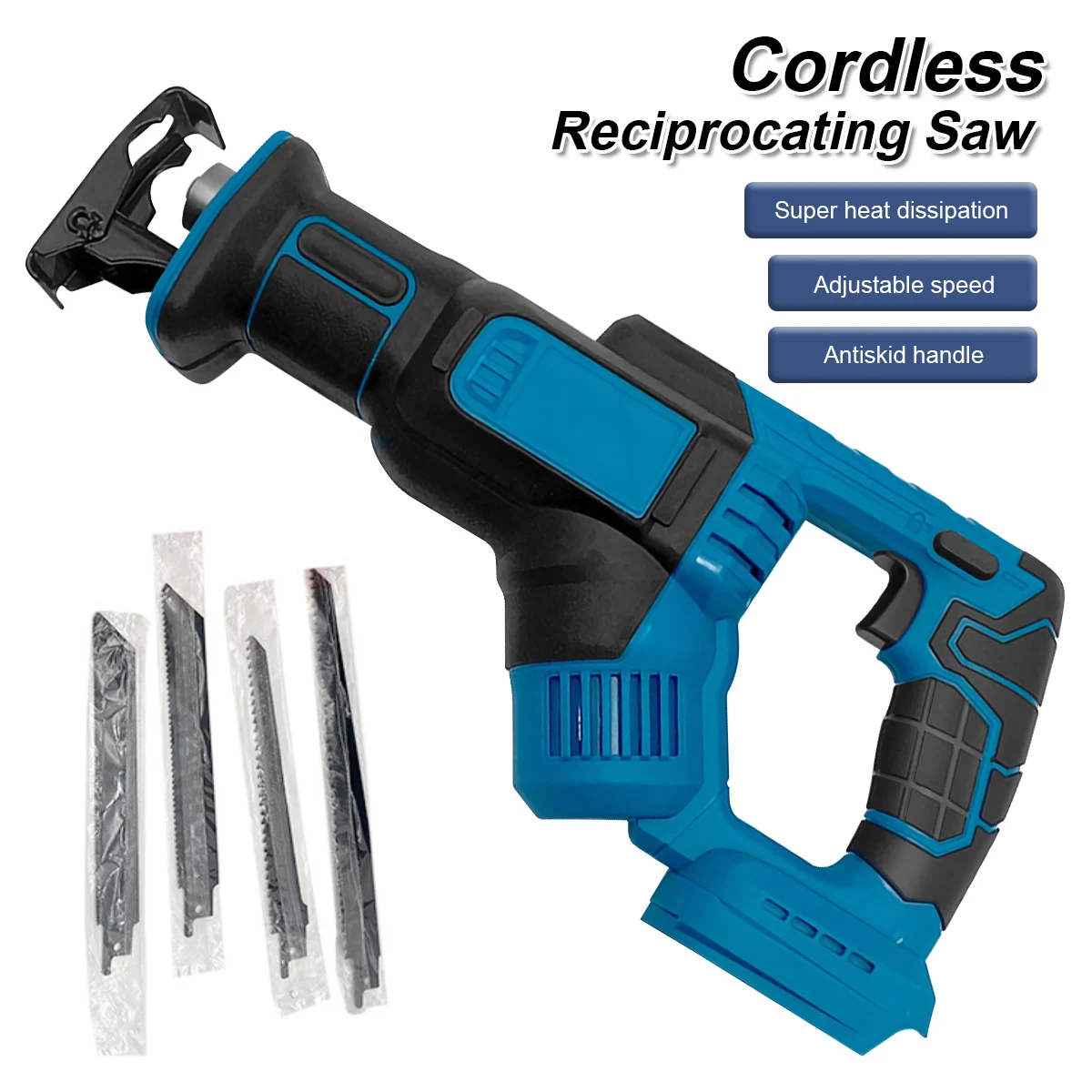 

Пила сабельная аккумуляторная многоразовая 18 в, 0-4000 об/мин