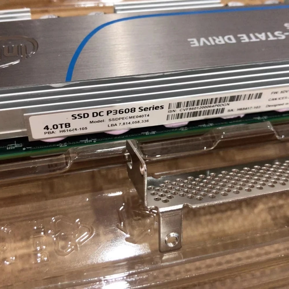 P3608 4T MLC AIC U2 NVME PCIe Card Двойной твердотельный накопитель 2T оригинальный для сервера