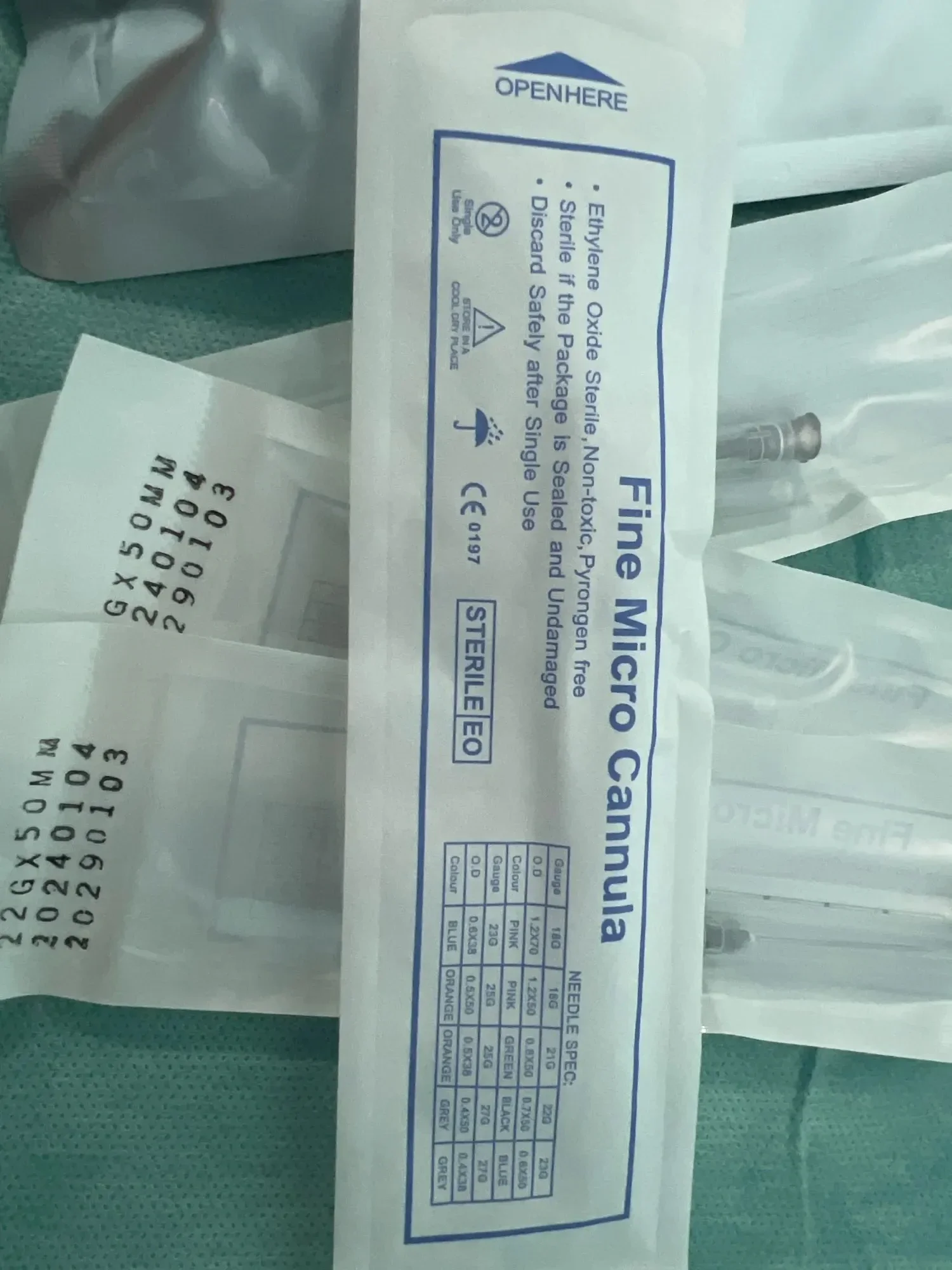 Заводская одноразовая канюля с тупыми наконечниками 14 г 90 мм 18 100 25 27 30 тупая