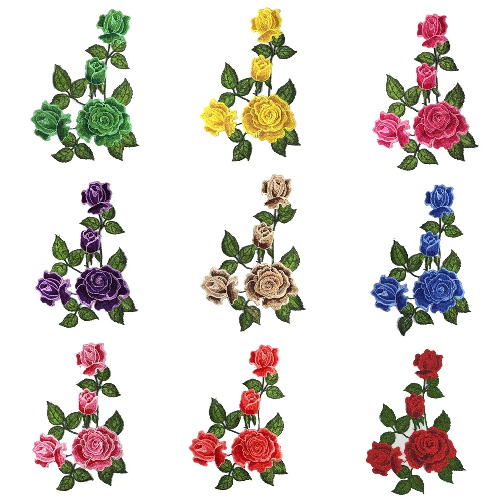 Разноцветная вышивка