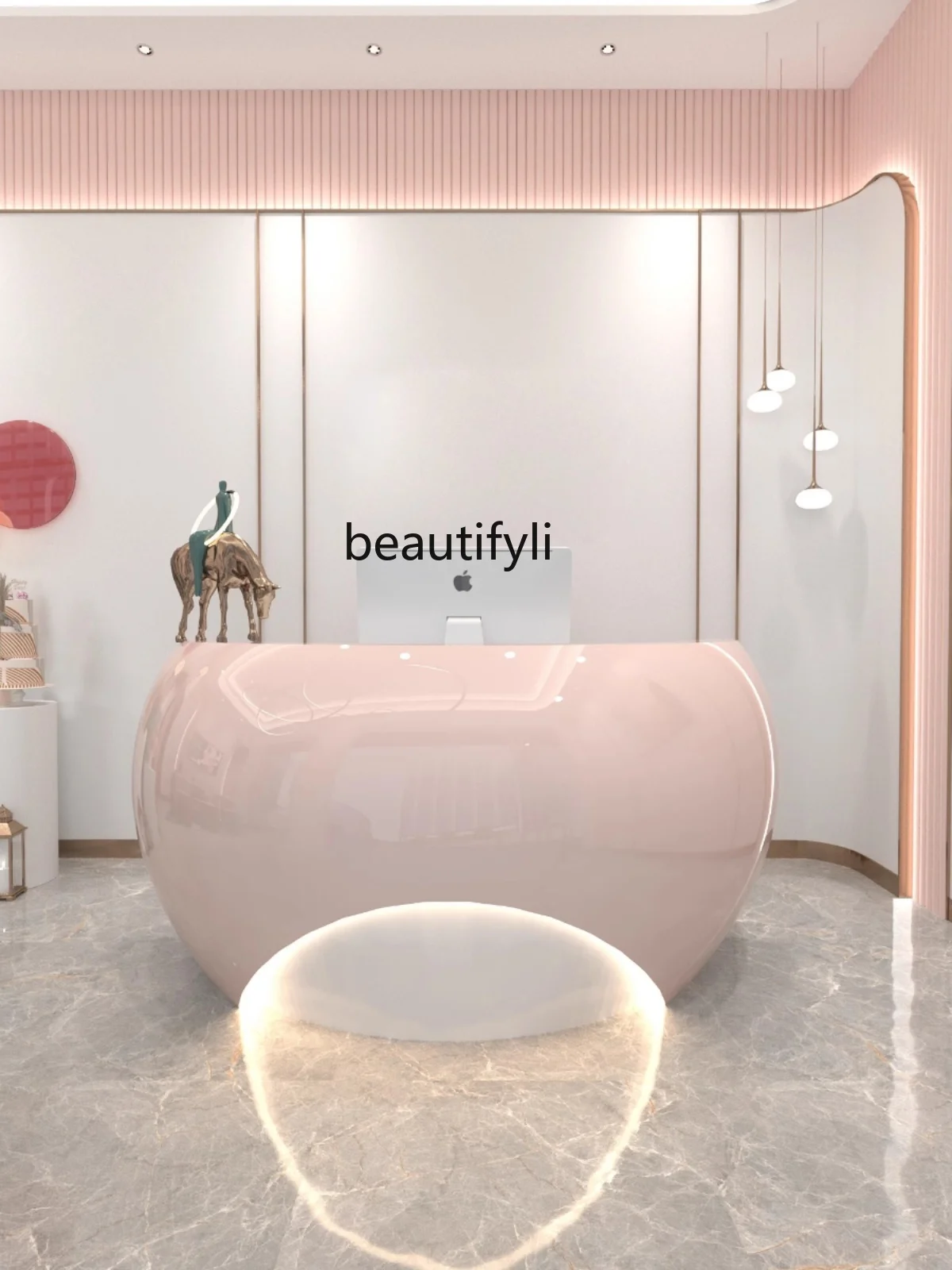 Креативная Круглая Простая модная компания Служба обслуживания регистрации