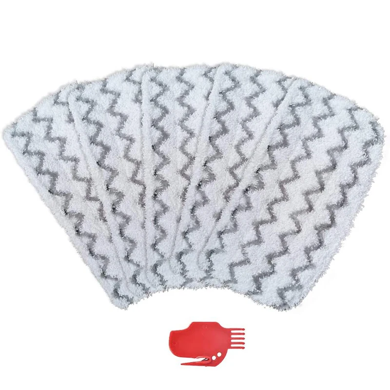 

5 Pcs Pad For Shark Steam Mop S1000 Series, Replacement Microfiber Mopping Pad For Shark