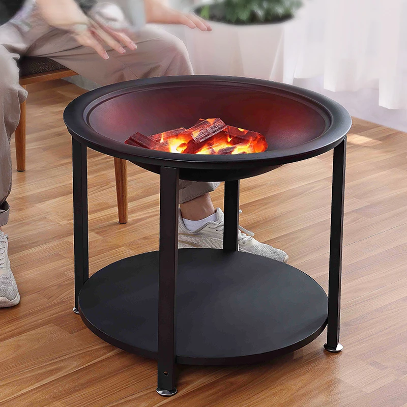 Уличный огонь Настольный чаша барбекю гриль многофункциональная круглая плита
