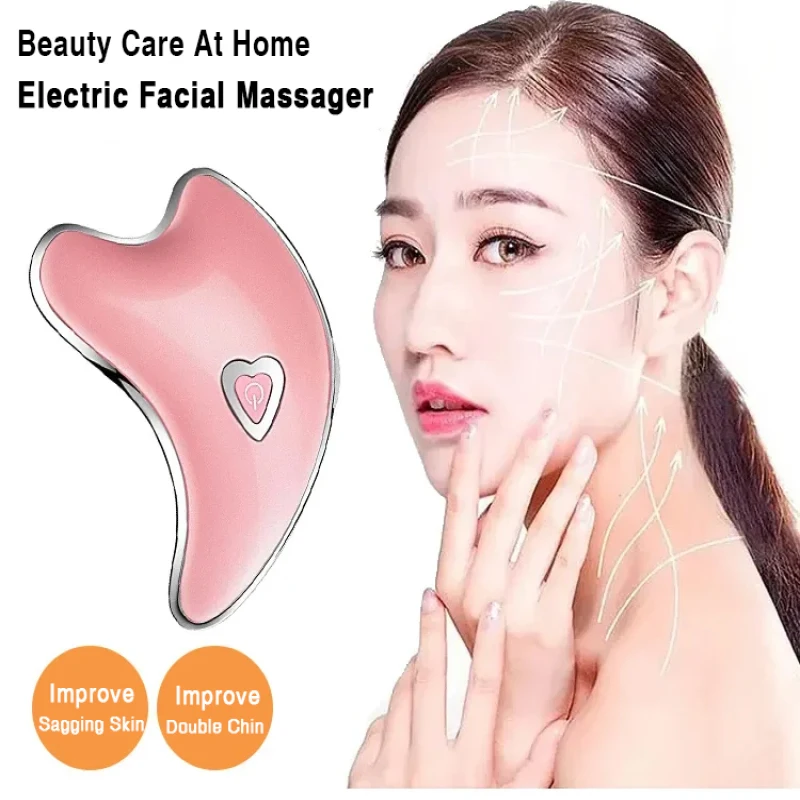 Домашняя косметика лифтинг для лица микротоковый массаж нагрев электрическое