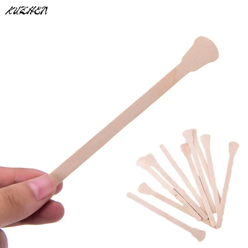 

10 шт./компл. женские деревянные восковые одноразовые палочки для тела, наборы туалетных принадлежностей, деревянный шпатель для языка