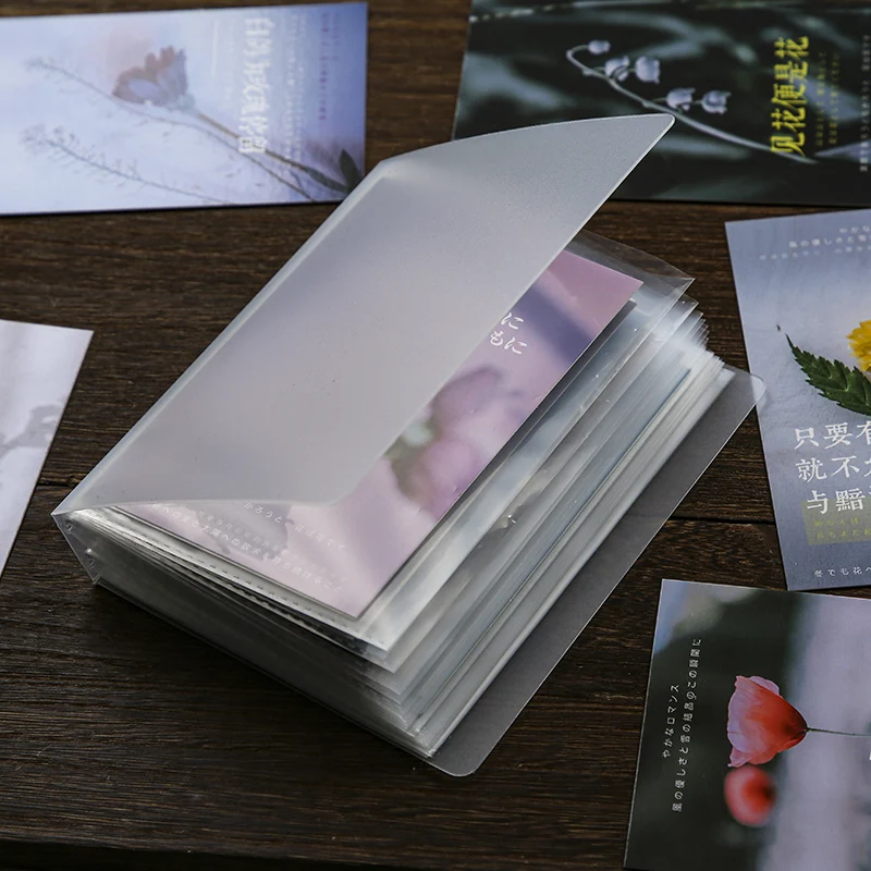 

Mr. Paper один стиль A6 40 шт/книга прозрачные свежие папки простые щедрые ручные учетные записи материал папки