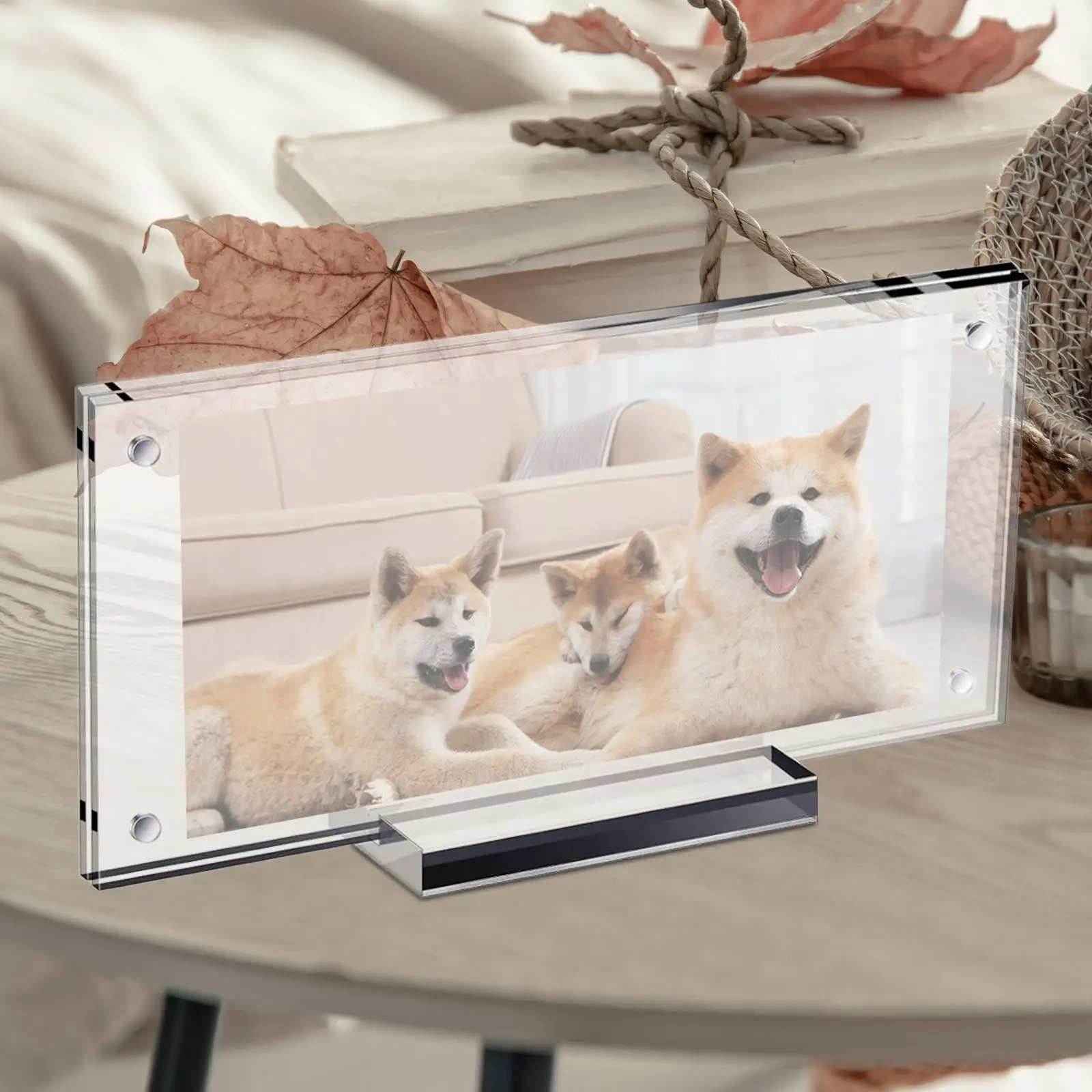 Держатель фоторамки для долларовых купюр с основанием Прочный износостойкий