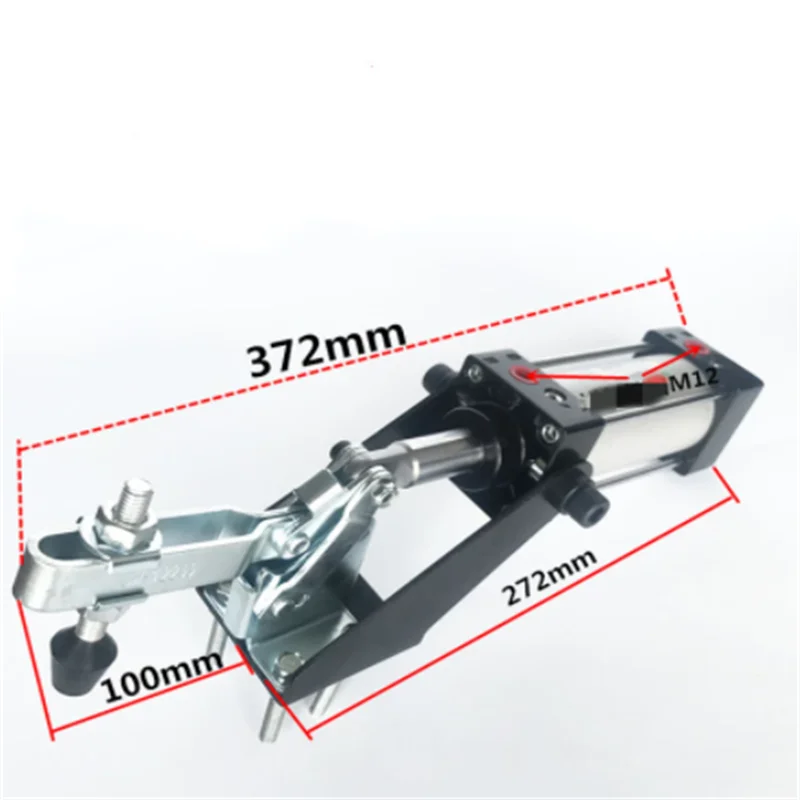 Стандартный пневматический зажим 340 кг 750 фунтов, быстрая удерживающая способность, длина GH 12265A