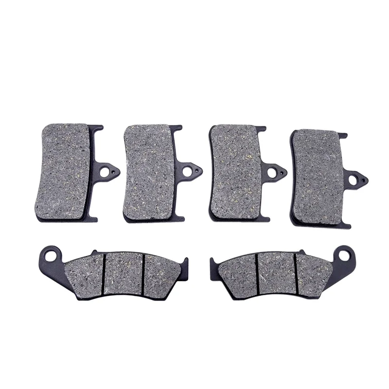 

1 комплект деталей из металлических и латунных сплавов для мотоциклов, комплект передних и задних тормозных колодок для Honda VFR400 VFR 400 R3K R3L R3M R3N NC30 1989-1992 гг.