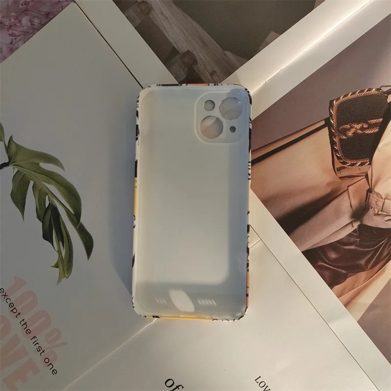 Cartoon Cute Shockproof Fall Protection Ultrathin Shell Case Suitable for iPhone 14 Pro Max 13 12 Mini 11 X XR XS 7 8 Plus