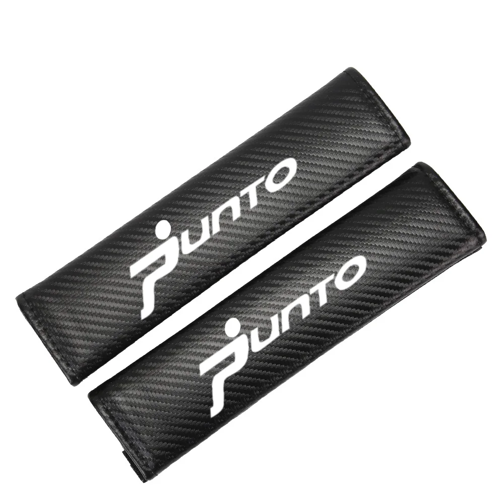 

2 шт., универсальные Наплечные накладки для автомобильного ремня безопасности из углеродного волокна