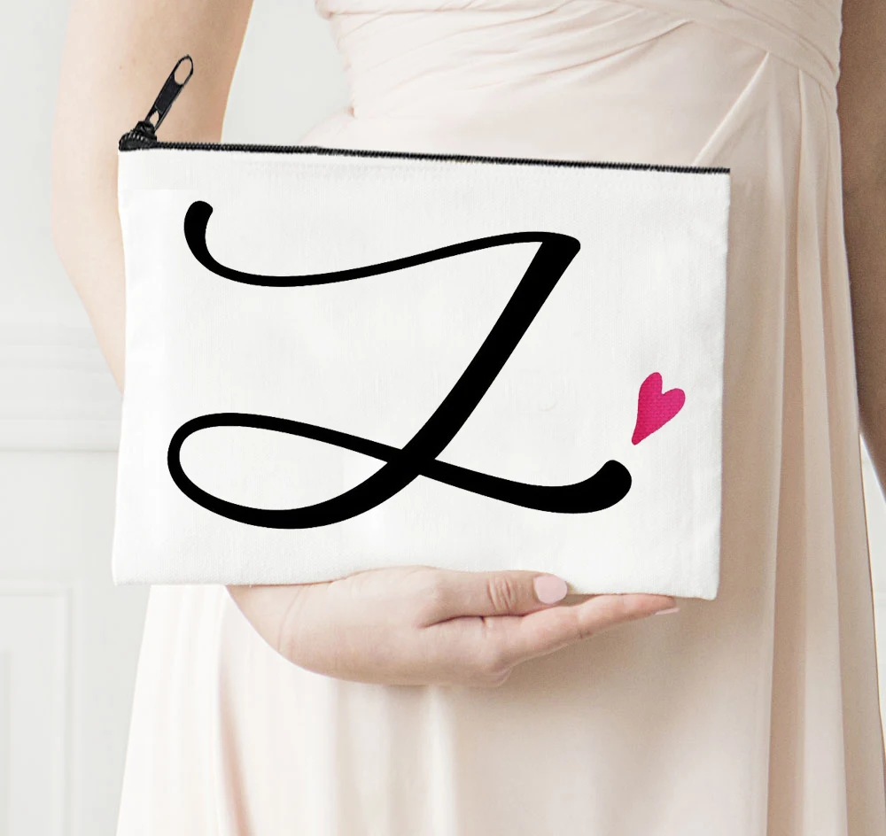 

Женская винтажная косметичка с надписью, дамская сумочка для косметики, модный клатч для туалетных принадлежностей для девушек, портативны...