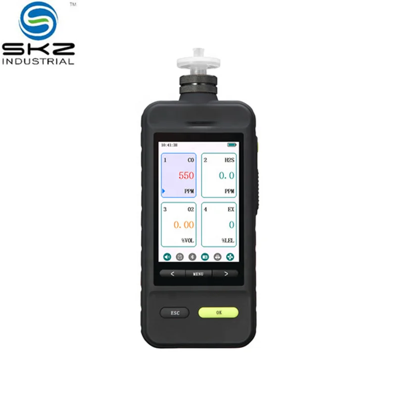 

digital 0-100%vol high purityconcentration SKZ1050E-O2 monitor oxygen gas tester in testing equipment