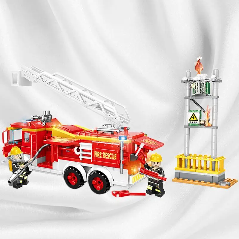 

WOMA Toys Educational Assemble Fire Truck Building Block - The Ultimate Learning Experience for KidsIntroducing the revolutiona