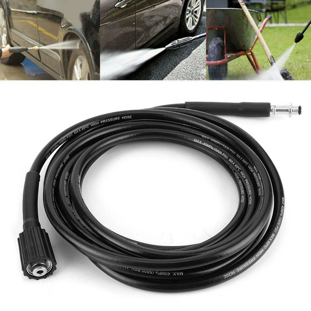

High Pressure Washer Hose For Karcher K2 K3 K4 K5 Cleaning Extension Hose 5800PSI 6/10/15M Pipe Washer Water Gun Quick Connect