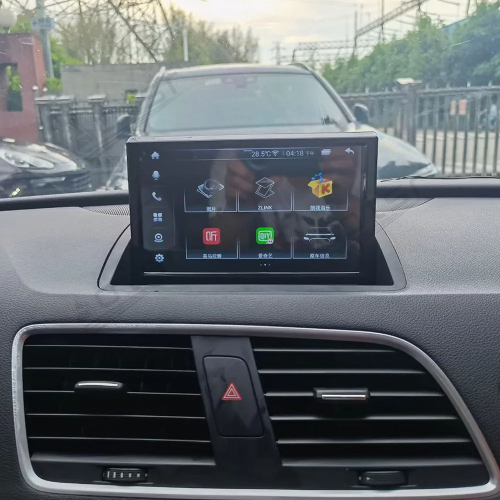 8 дюймов для Audi Q3 2011 2012 - 2017 автомобильные аксессуары Carplay мультимедийный плеер