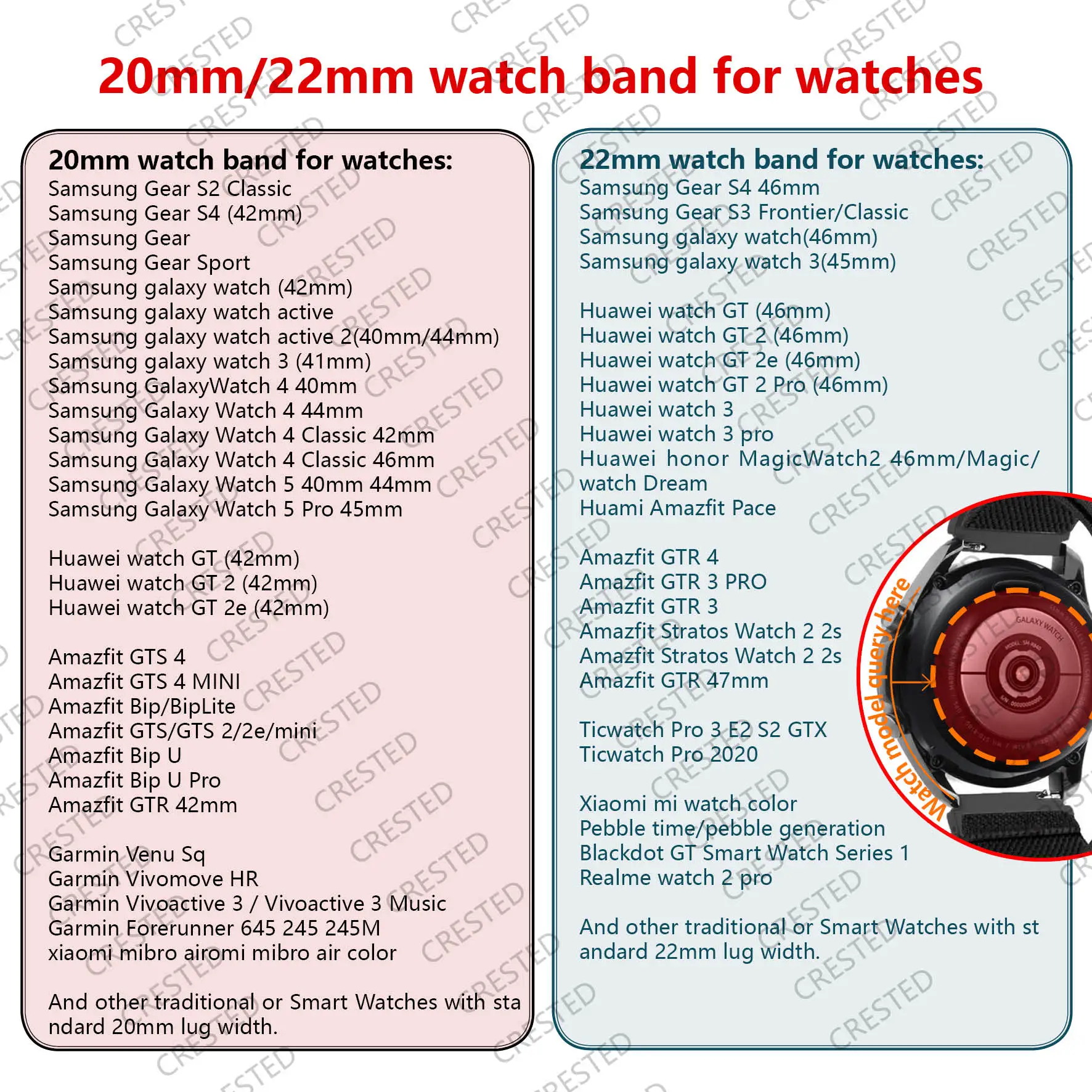 Фото Ремешки для часов 20 мм/22 мм для Amazfit GTS 4/2/2e/3/GTS2 Mini/GTR/4/2/3/Pro/GTR2/stratos, нейлоновый браслет с парашютом Amazfit bip 5 Band №2