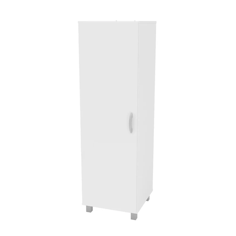 

Paris 1 Door Storage Cabinet, White Organize