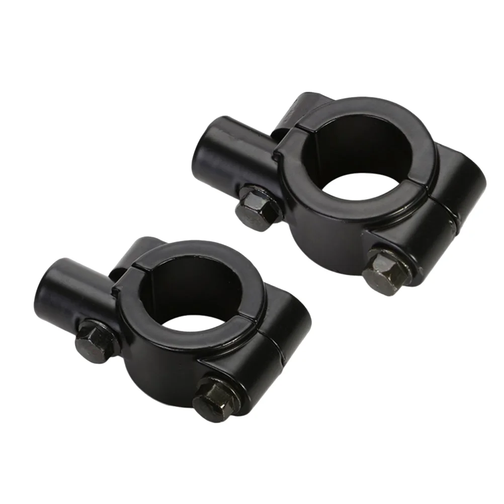 

2 Pcs Bike Rear View Mirror Motorcycle Rear View Mirror Adaptor Switch Rearview Bracket Mirrors Holder Clamp