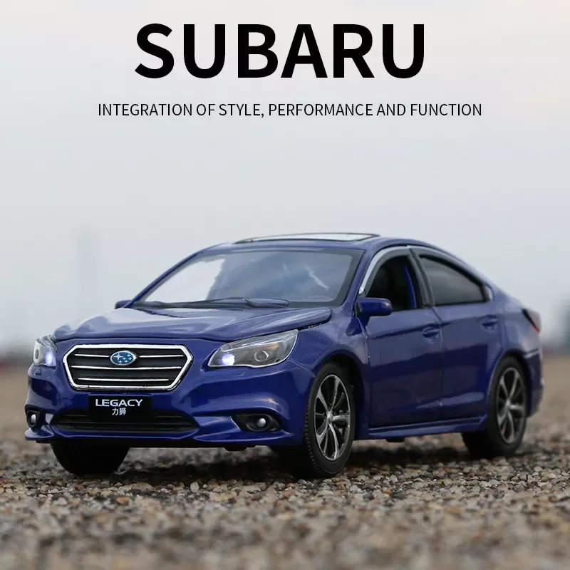 

1:32 Subaru LEGACY Diecast Model Car Toys With Sound Light Pull Back For Kids Gifts Free Shipping