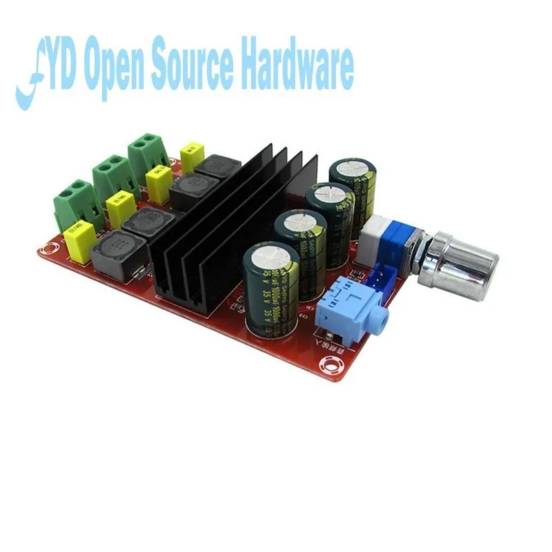 

High Power Digital Amplifiers Board TDA3116D2 Two Channel Audio Amplifier Board 12-24V 100Wx2