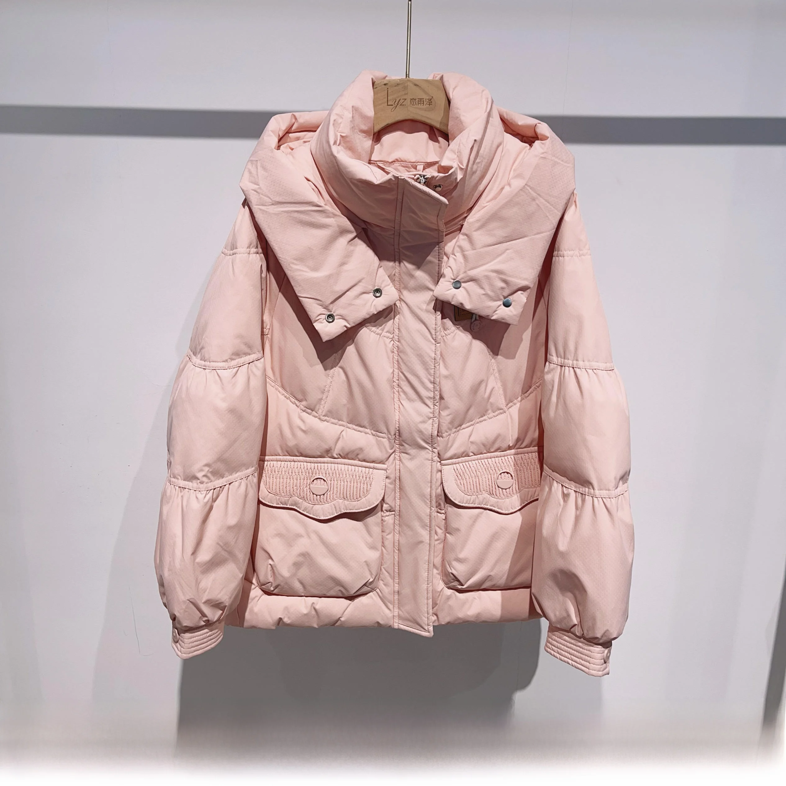 6023 F757 Модный повседневный универсальный теплый пуховик с капюшоном и