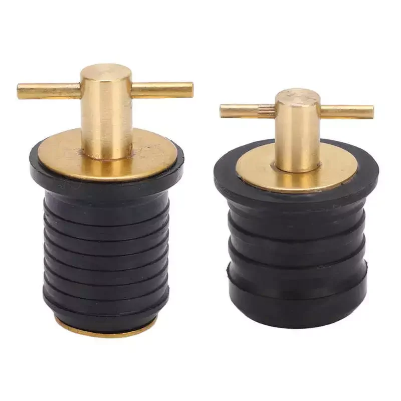 

T Handle Drain Plug Rubber Seal Boat Drain Plug for Marine Lifeboat Ferryboat