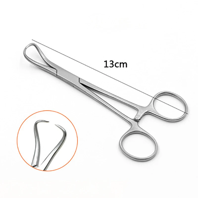 

13Cm Stainless Steel Towel Pliers Cloth Towel Pliers Grasping Cloth Pliers Dressing Pliers Tip Chuck Covering Cloth Pliers