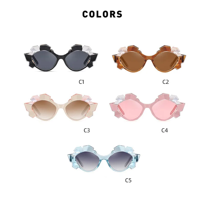 Новые женские персонализированные Солнцезащитные очки Alien модные