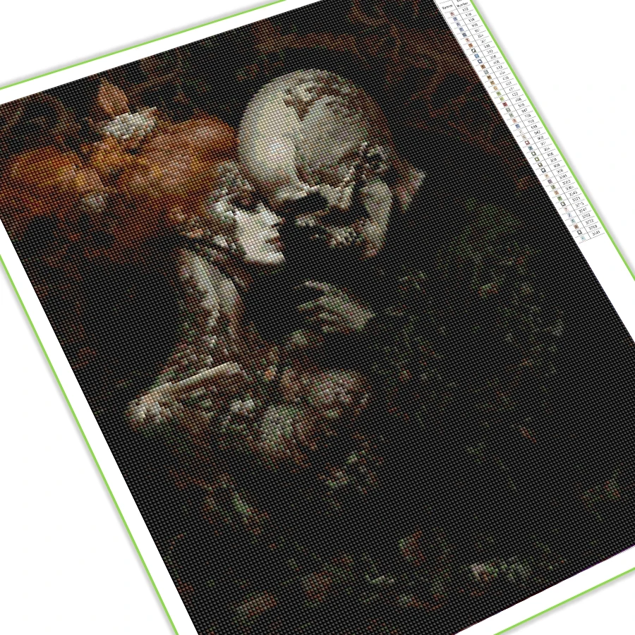 Новая коллекция алмазная живопись в виде черепа вороны пасхальные картины для