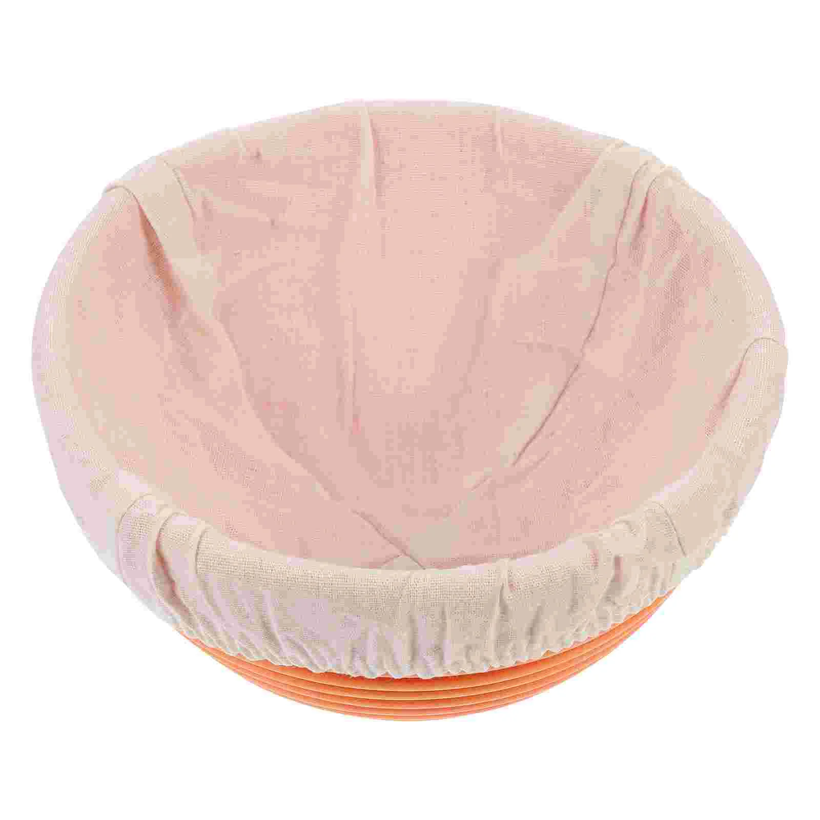 

Basket Bread Proofing Bowl Dough Sourdough Leavening Rattan Fermentation Baking Banneton Storage Cloth Wovenhandmade Round