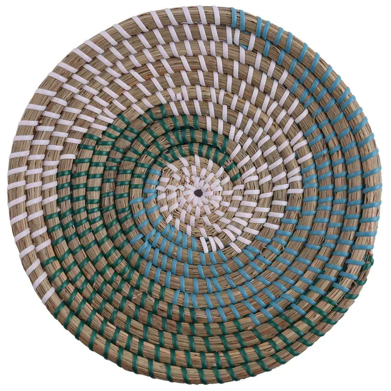 

Rattan Wall Decor. Set Of 6 Wicker Wall Decor Hanging Baskets. Perfect For Wall Basket Decor. Stylishly Woven Wall Decor