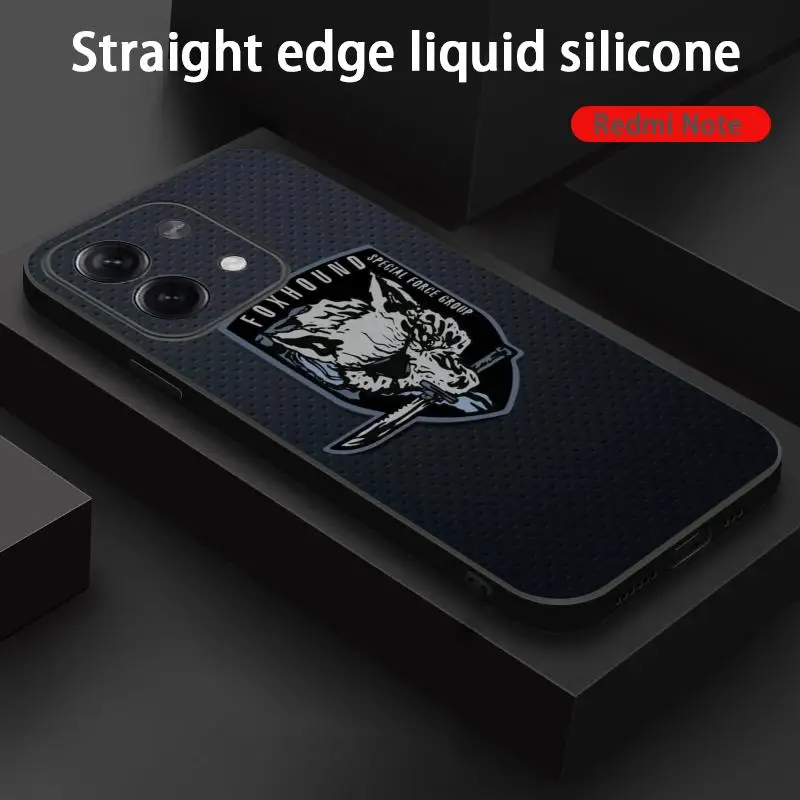 Фото Чехол для телефона Game Metal Gear Solid Snake Eater для Xiaomi Redmi Note 14 13 12 11 Pro Plus S 5G 14C A3, мягкий черный чехол для телефона №2