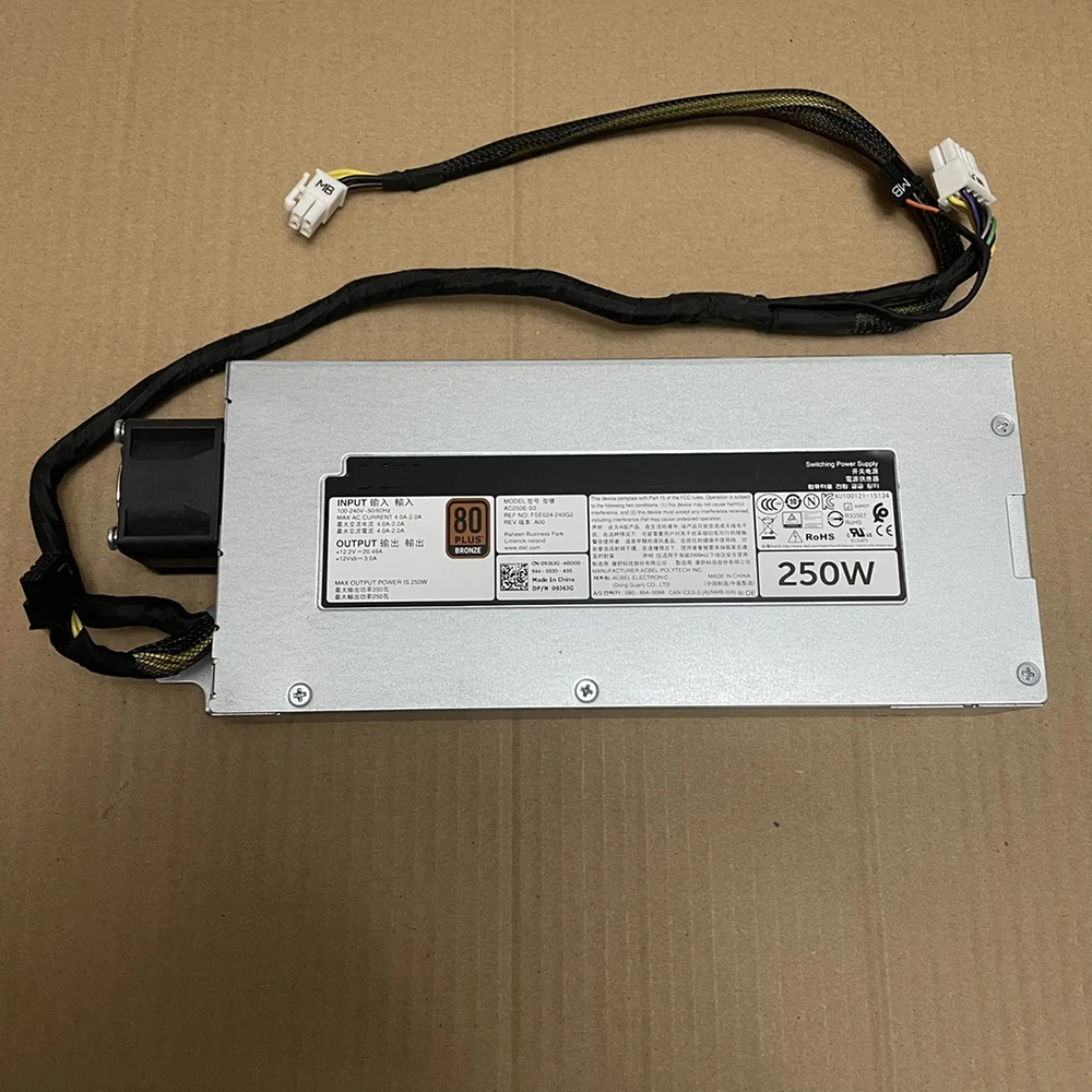 AC250E-S0 для серверного блока питания Dell Poweredge R230 P3G94 250 Вт 9J6JG 09J6JG