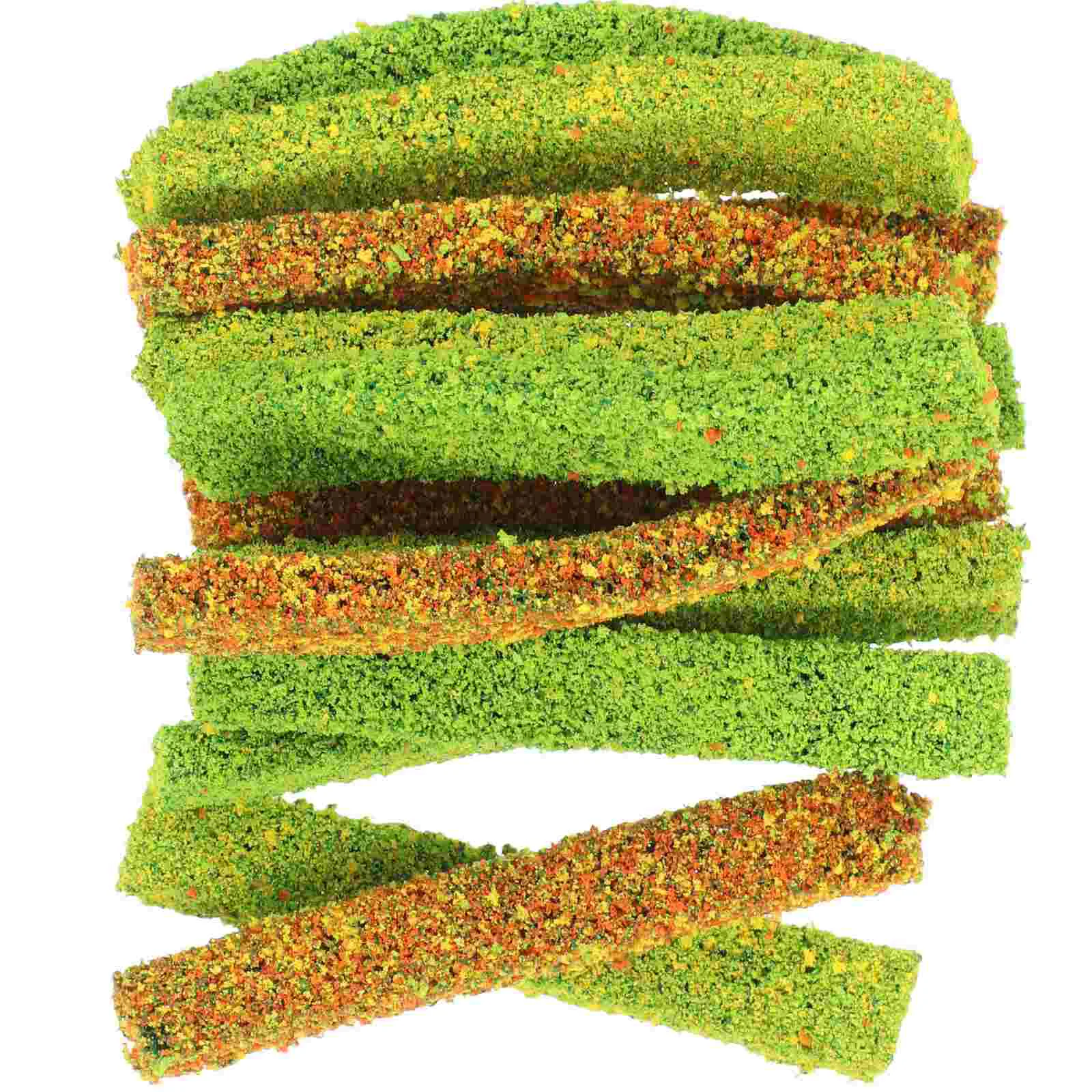 

15PCS Miniature Bush Strips Static Bush Shrubs Miniature Shrubs Vegetation