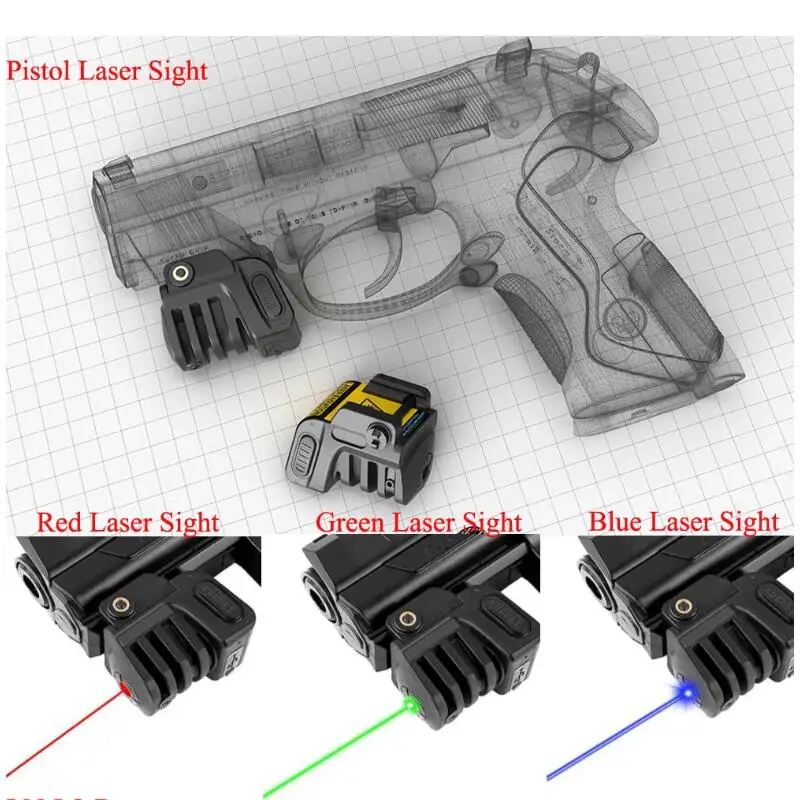 

Taurus G2 G2C G3 G3C TH9 TORO Pistola USB Rechargeable Green Blue Red Laser Sight Scope Compact Laser For PT111 CZ-75 Handgun