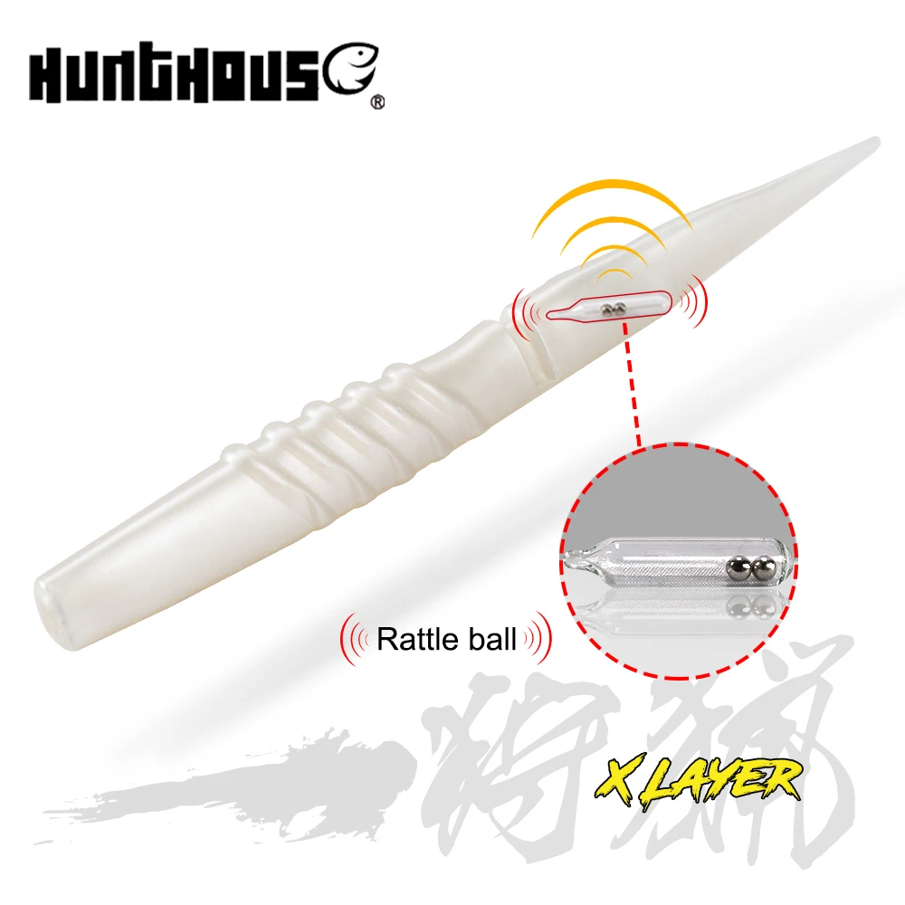 

Hunthouse Official Store Xlayers Soft Lure Fishing Silicone Bait 6pcs/115mm/5.3g 4pcs/150mm/14g With Rattles Pike Leurre Souple