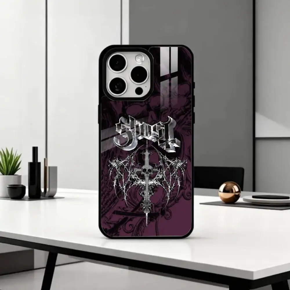 Фото Чехол для телефона Cool Rock B-Band G-GhostS для iPhone 17, 16, 15, 14, 13, 12, 11 Plus, Pro Max, магнитный, для беспроводной зарядки Magsafe №4
