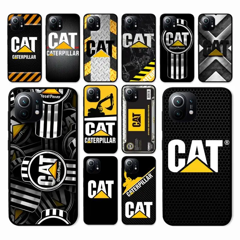 

C-Caterpillar-Cat logo Phone Case for Xiaomi mi 5 6 8 9 10 lite pro SE Mix 2s 3 F1 Max2 3 coque