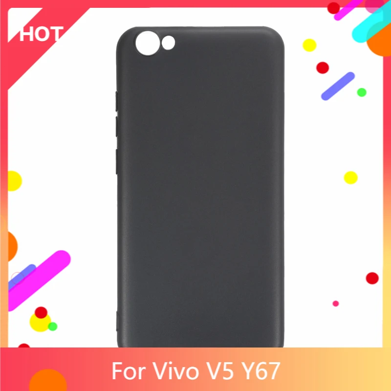 V5 Y67 чехол Матовая Мягкая силиконовая задняя накладка из ТПУ для Vivo телефона