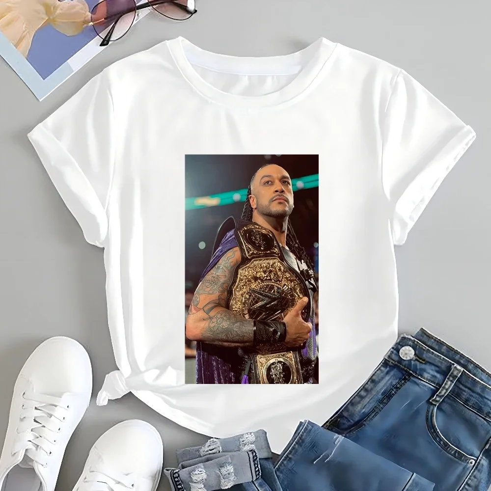 Футболка с принтом Wrestler Damian Priest топ Fan Trend рубашка унисекс короткими рукавами в