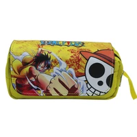 one piece double zipper leisure pencil bag anime peripheral learning pencil case pencil bag wallet for men