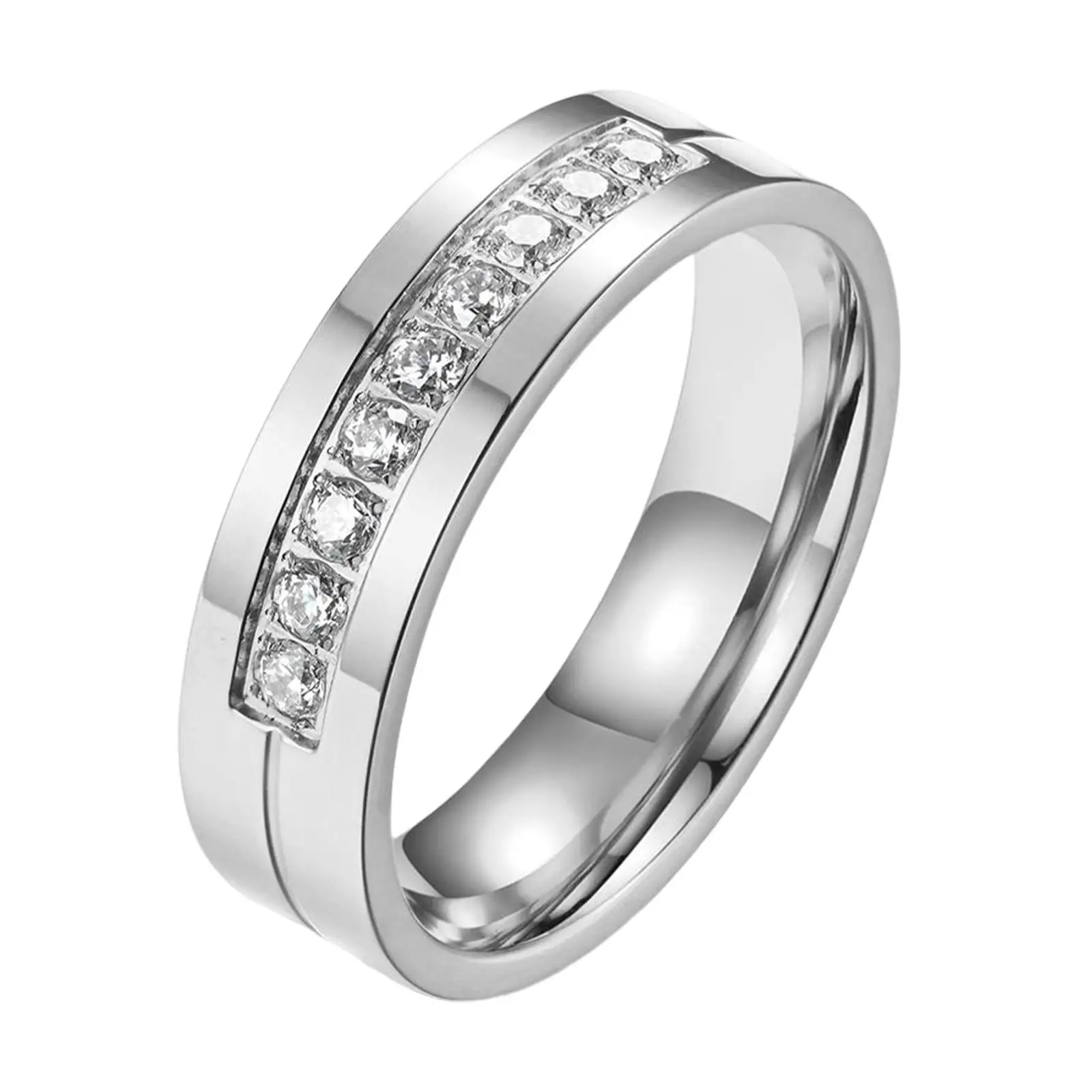 Креативное кольцо ювелирные изделия из титановой стали модное для пары